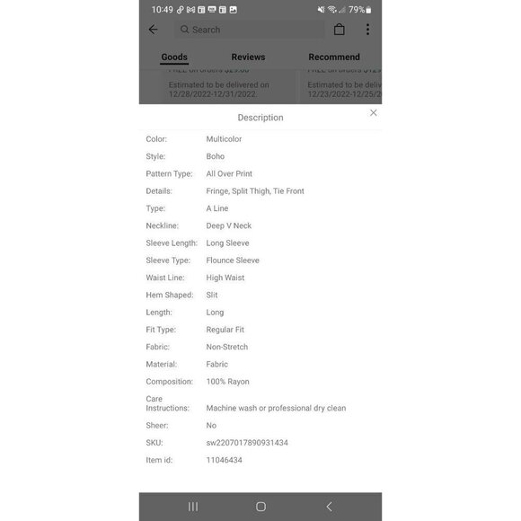 GYPSY PAISLEY MAXI DRESS - Picture 12 of 12